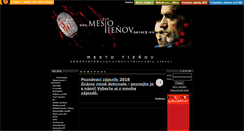 Desktop Screenshot of mestotienov.nazory.eu