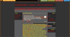 Desktop Screenshot of hruzy-psychoterapie.nazory.eu