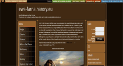 Desktop Screenshot of ewa-farna.nazory.eu